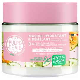 Pulpe de Vie Organic 3-in-1 Melon Hydrating and Detangling Hair Mask 300 ml