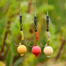 Hi-Viz Ronnie Boys Edition – Yellow Spinner Rig Hook (Sizes 4, 6, 8 – Barbed & Barbless) – META Terminal Tackle – Forged for Carp Rigs (Barbless, 6)