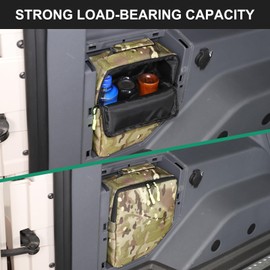 METYOUCAR Kofferraum-Organizer, kompatibel mit Ineos Grenadier 2020–2024, wasserdicht, faltbar, Kofferraumrückseite, versteckte Aufbewahrungstasche, Cargo Organizer (Camouflage)