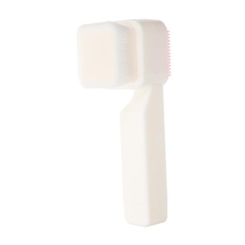 TOVINANNA Square Facial Cleansing Brush Facial Brush Face Brush Facial Exfoliator Brush Exfoliating Brush Facial for Cleaning and Exfoliating Face Cleansing Tool White