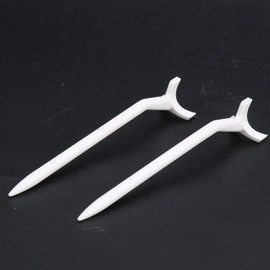 DIWR White Golf Tee, Golf Tee, White Durable Lightweight Accessory Lightweight and Portable, Compact Shape for Beginners on Home Indoor Golf Course