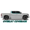 SlickMod Chrome Delete Blackout Vinyl Overlay for 2022-2024 Toyota Tundra