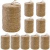 PerkDecor 10Pack 2mm Natural Jute Twine String 8000 Feet Long