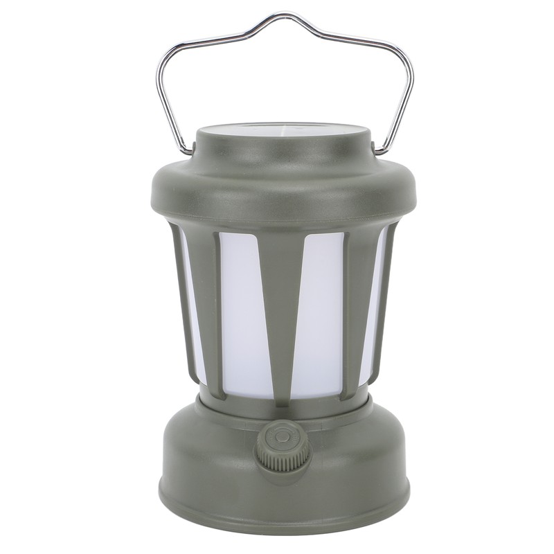 Camping Lantern Solar Powered USB Rechargeable Stepless Dimmable Retro Style