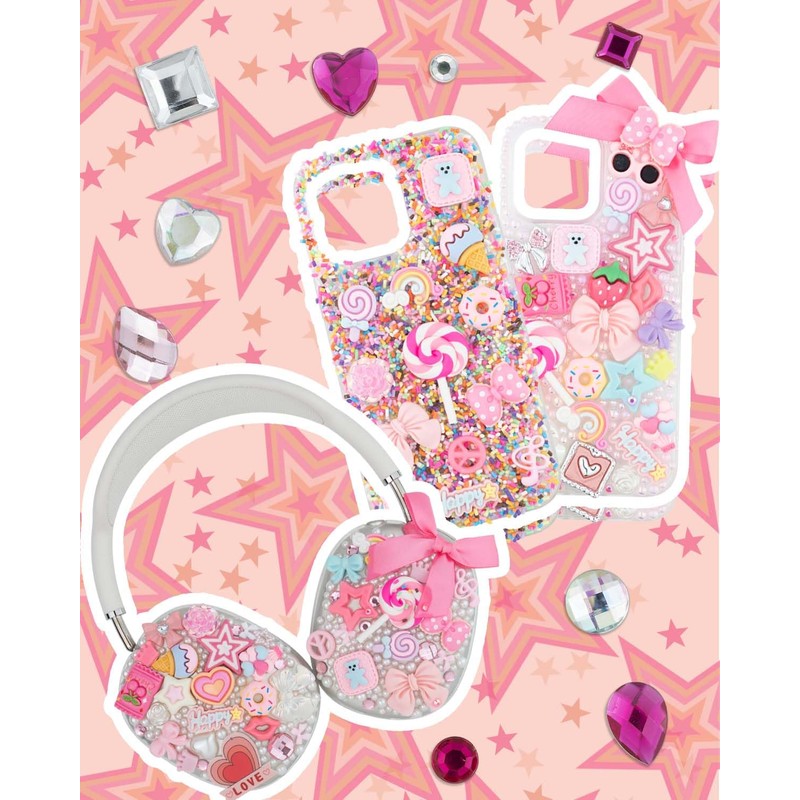 DoDoBeads Cute Junk Case Charms Kit