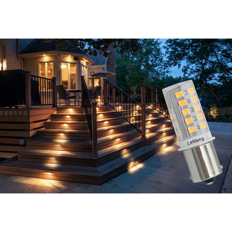 LEMENG BA15S LED Bulb S8 SC 3W 2700K Warm White