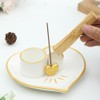 Multifunction Incense Holder,Holder Burner - 5.9" Ceramic Sage Incense Burner