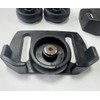 Snowblower Skid Shoes, 2 Sets of Universal Rolling Non-Slip Shoes