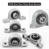 Saiper 4pcs KP08 Pillow Block Mounted Ball Bearing (Diameter 8mm