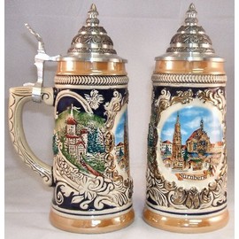 Nuernberg Christmas Market German Beer Stein .5L Nuremberg Christkindlmarkt 1 PC