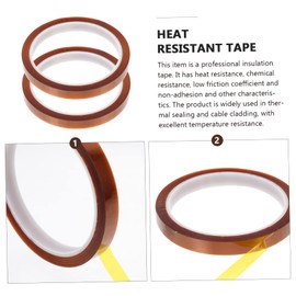 KICHOUSE Professional 2pcs Heat Resistant Tape 320°c Insulation Tape for Electronics Household