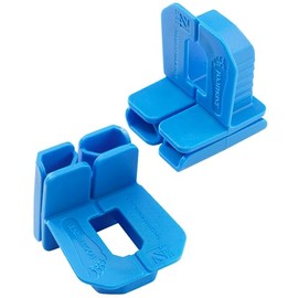 Footprint Corner Blocks Pack of 2 - Essential Bricklaying Tools. Viewing Window to See Line. Tough Engineer Grade Plastic, Large and Easy to Grip. Keeps Brick Courses Straight and Level.