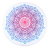 Round Beach Towel Blanket Circular Beach Tassels Blanket Oversized Picnic