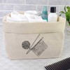 Large 'Knitting Needles & Thread' Canvas Organiser/Storage Bag (OR00014597)