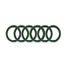 Zac's Alter Ego Pack of 6 Stretchy Elasticated Soft Snag Free Ponios/Elastics/Hair Ties