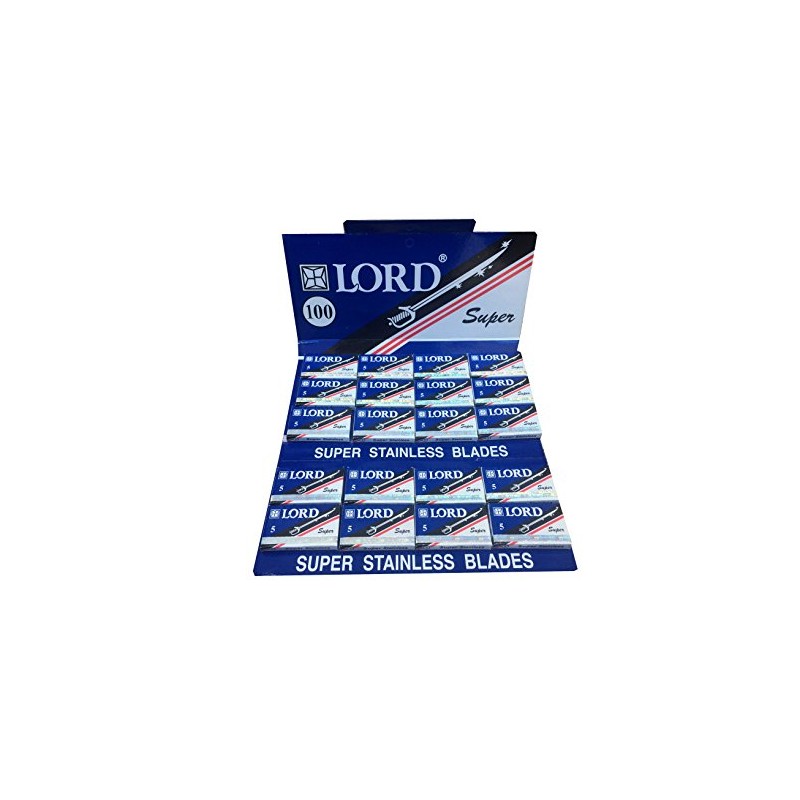 100 Lord Super Stainless Razor Blades