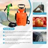 JIESIHAO Portable Shower Orange 3L with 7 Spray Modes, Hand