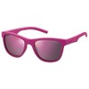 Polaroid Kids' PLD 8018/S AI CYQ Sunglasses, Dark Pink/Grey Pink