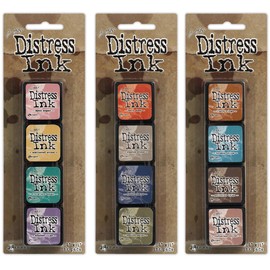Ranger Tim Holtz Distress Mini Ink Pad Kits #4, #5 and #6 Bundle