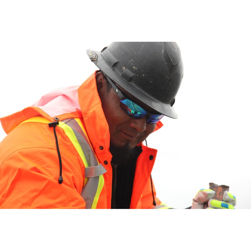 Pyramex Ridgeline Full Brim Hard Hat 4 Point Ratchet Matte