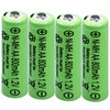 Yibatopow 4 Packs 1.2v AA Ni-MH Rechargeable Batteries,Double A 800mAh