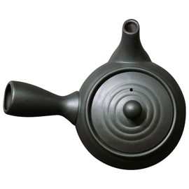 Suzuki 0977-5480 Banko Ware Teapot, No. 1.5, Approx. 11.2 fl oz (330 ml), For 1-2 People, Black, Made in Japan