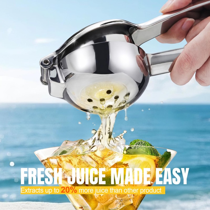 Sopito 304 Stainless Steel Lemon Squeezers Seedless Juicing for Kitchen