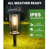 BITPOTT - Luces solares para calzada, paquete de 8, 3