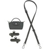 Umiup Cowhide Leather Purse Strap Replacement Crossbody Handbag for Longchamp