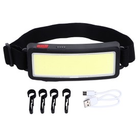LED Headlight USB Charging IP64 Waterproof Adjustable Floodlight Head Lamp for Fishing Hiking Maintenance