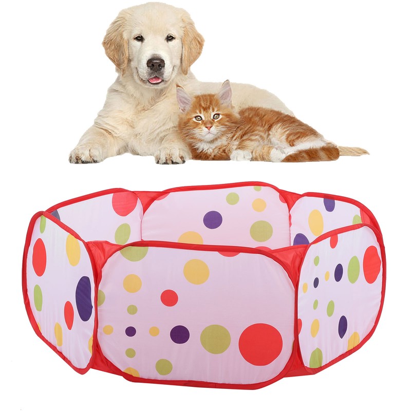Foldable Small Pet Fence Portable Outdoor Enclosure Tent for Hamster
