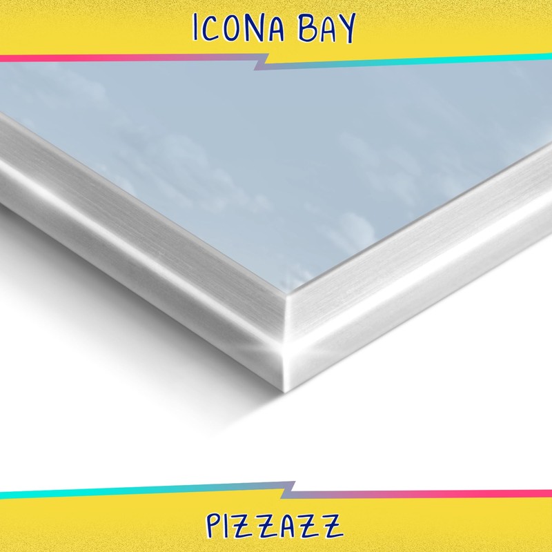 Icona Bay 8x10 Picture Frame, Silver Solid Wood Scandinavian Style