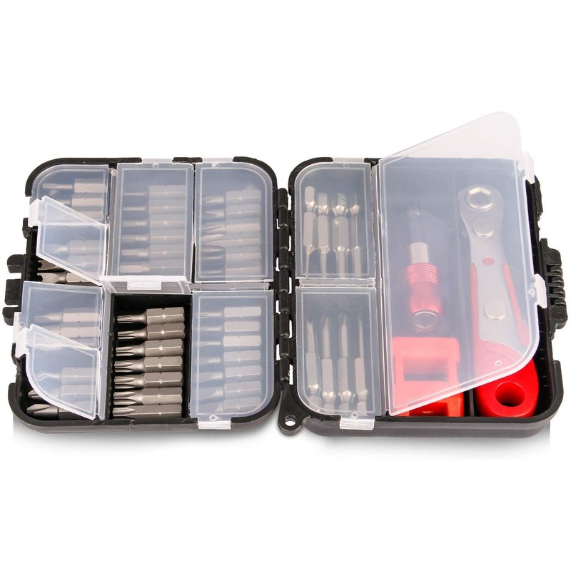 Hakkin 53PCS Mini Ratchet Screwdriver Set 1/4" Inch Drive Mini