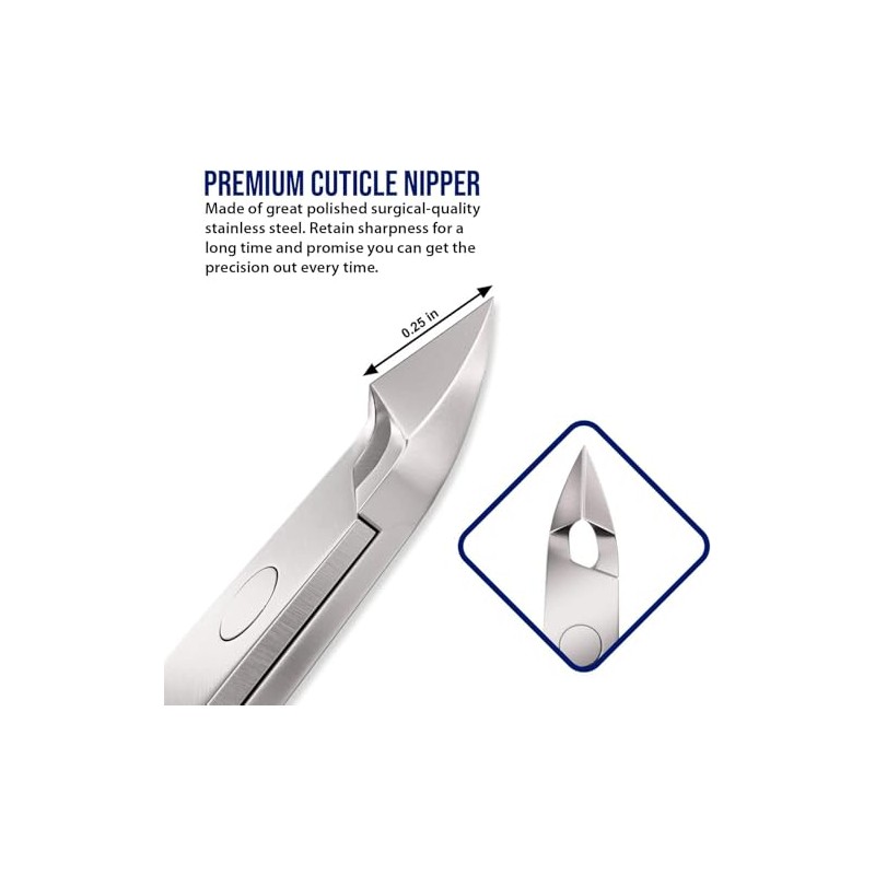 Jestilo Cuticle Remover Tool Set with Cuticle Cutter and Cuticle