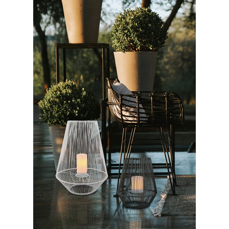 Reality Leuchten Mineros R55256111 Solar LED Outdoor Table Light Plastic