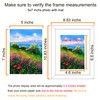 BESCRCL 8x10 Picture Frame Black Set of 6, Display Pictures