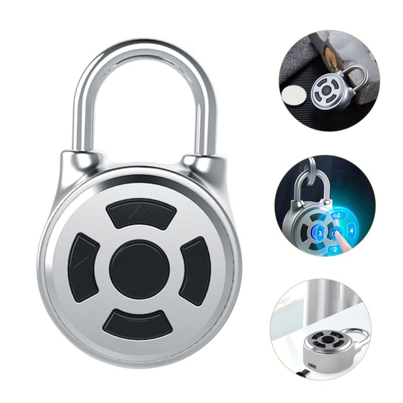 Operitacx Smart Padlock for Lockers, Enabled Wireless Gym Lock with