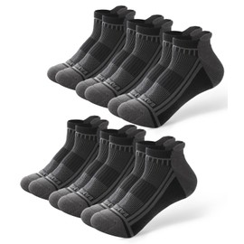 BAMBOO COOL Men's Ankle Socks Athletic 6 Pack