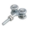 BQLZR 2X Steel Sliding Track Roller Hanging Door Rail Trolley