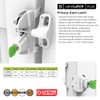 D&D Technologies LL3PWAWT LokkLatch Plus, Locking Privacy Gate Gravity Latch,