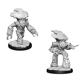 Dungeons & Dragons D&D Nolzur's Marvelous Miniatures: Myconid Adults - 2 Unpainted Miniatures, Dungeons & Dragons