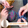 SEWACC 100g Sparkly Glitter Cotton Yarn Thread Set Yarn Balls