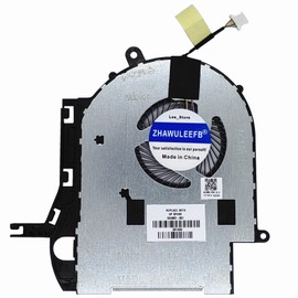 ZHAWULEEFB Replacement New CPU Cooling Fan for HP Pavilion 15-BR TPN-W126 15-br004tx 15-br010nr 15-br159cl 15-br068cl 095ms 15-br077cl 082wm 15-br158cl 160cl Series 934962-001 924513-001 NFB80A05H-002
