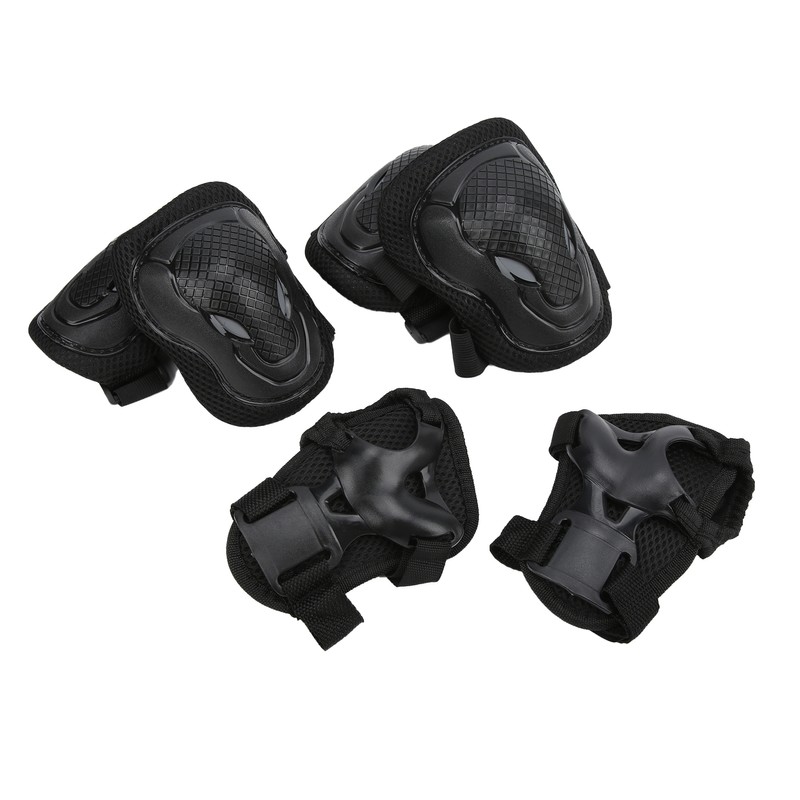 Roller Skate Protection Gear Set Adjustable Knee Elbow Pads Wrist