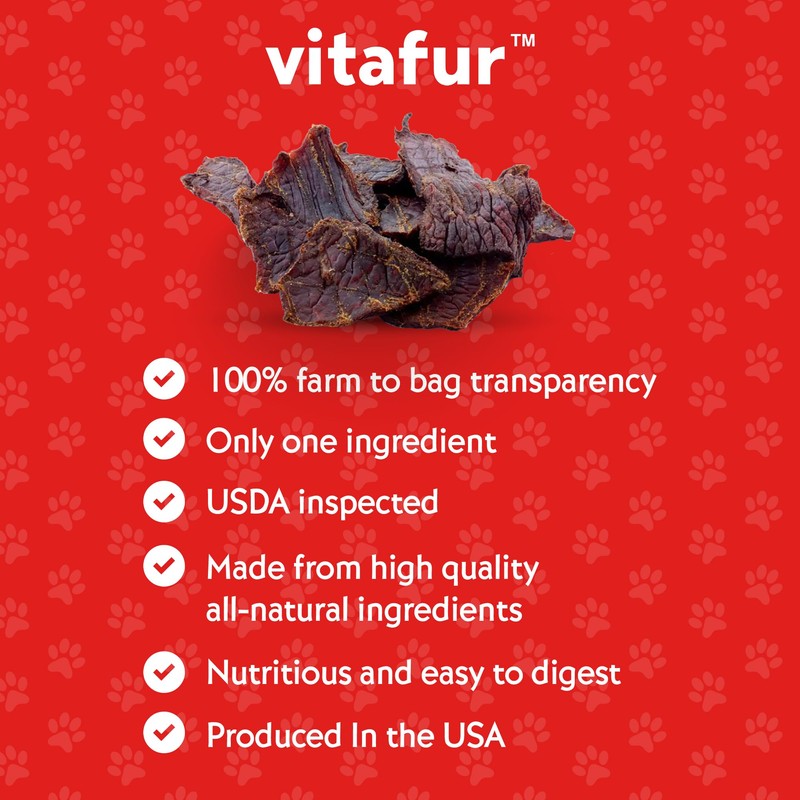 Barkin Burger - Beef Jerky Grain-Free Dog Treats, 12 oz