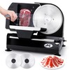 Moongiantgo Electric Meat Slicer 220W, 1-20mm Adjustable Thickness Deli Food