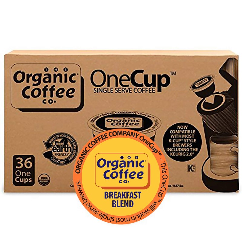 The Organic Coffee Co. Compostable Coffee Pods - Breakfast Blend