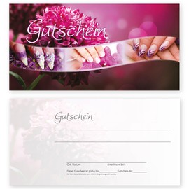 50 Nail Art Manicure Salon – Voucher Nail Wave Vouchers Gift Certificates