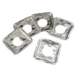 Gas Foil Burner Liners Square Set/10