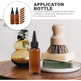 FOMIYES 10pcs Squeeze Bottle Applicator Bottle for Hair Small Squeeze Bottles Hair Applicator Bottle Oil Squeeze Bottles Plastic Refillable Bottles Oil Bottles Oil Applicator Empty Bottle